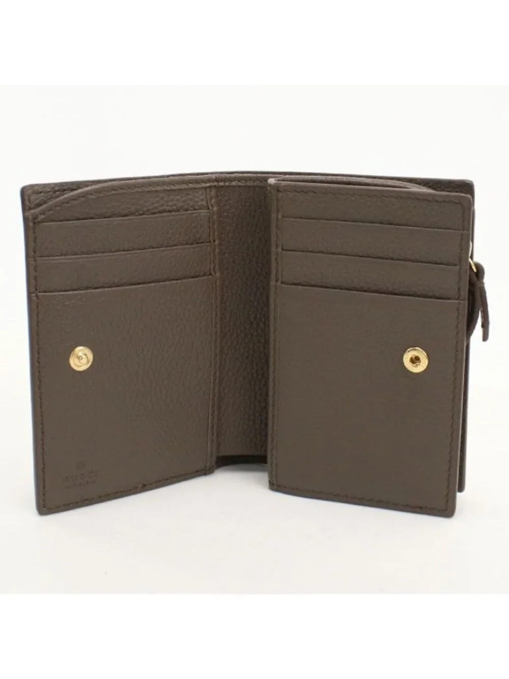 Gucci GG Supreme Bifold Wallet Leather